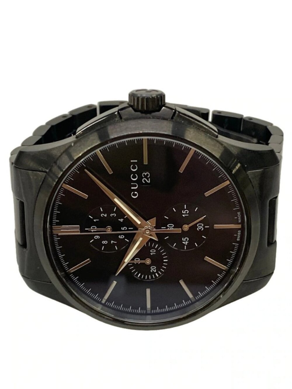 GUCCI G Timeless 126.2 1******* Black Men's Wrist Watch - Picture 9 of 12